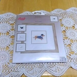 Cross Stitch Kit, Lanarte Dog In Bowler